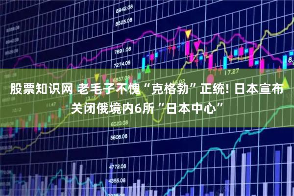 股票知识网 老毛子不愧“克格勃”正统! 日本宣布关闭俄境内6所“日本中心”